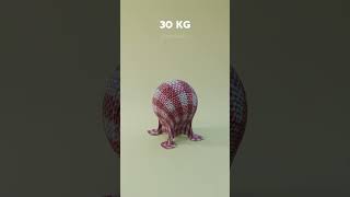 Satisfying Cloth Simulation 1 KG Vs 1000 KG In blender [upl. by Faxan123]