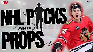 NHL Picks Predictions amp Player Props  Tuesday October 8 [upl. by Nirad315]