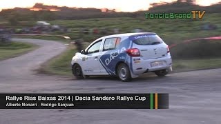 HD Rallye Rias Baixas 2014  Dacia Sandero Rallye Cup  TenciebrandTV [upl. by Ecidnak508]