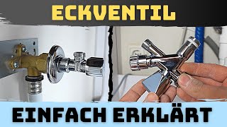 Eckventil austauschen  Kombi Eckventil montieren amp richtig abdichten [upl. by Waki]