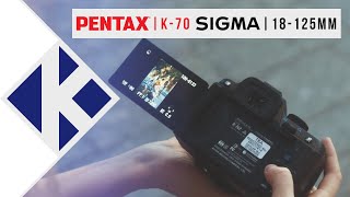 Pentax K70  Sigma 18125mm Camera Kit [upl. by Notsirk202]