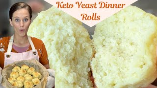 Keto Yeast Dinner Rolls Gluten free [upl. by Yhtac]