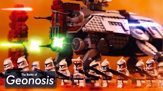 The Battle of Geonosis  Lego Star Wars Stopmotion [upl. by Trici]