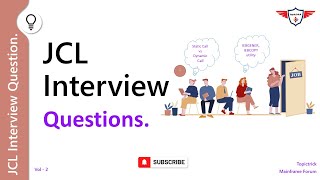 JCL Interview Questions and Answers  Mainframe Interview Question  JCL Interview Question JCL [upl. by Akela628]