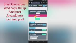 How to make aternos server  please guys support Me like and Subsribe and coment [upl. by Arch]