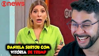 DANIELA SURTA AO VIVO COM VITÓRIA DE TRUMP E MEDO DA VOLTA DO BOLSONARO [upl. by Inavihs]