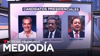 Estos candidatos tienen más chance en los comicios de República Dominicana  Noticias Telemundo [upl. by Ahsimek]