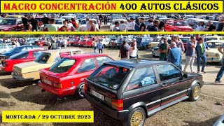 ✅Macro concentración 400 coches clásicos Montcada Cars and coffee Voitures classiques Oldtimers [upl. by Ateekal]