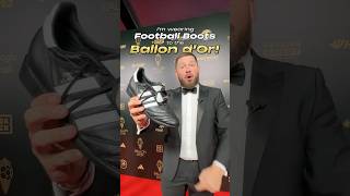 I Wore Football Boots To The Ballon dOr 🤣 [upl. by Ynatterb]