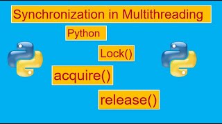 Synchronization in Multithreading using Python [upl. by Acinoev]