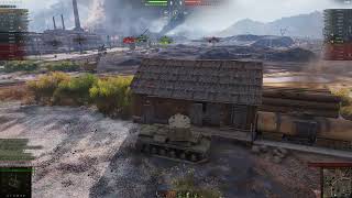 World of Tanks  Kv2 152 mm gun  Safely In Numbers Leaving Left Flank Open LOLz [upl. by Nibla]