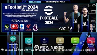 EFOOTBALL PES 2024 PPSSPP ORIGINAL PS5 On Androidamp ISO BEST Graphics Offline [upl. by Lefton960]