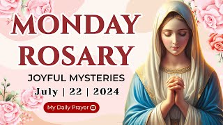 HOLY ROSARY MONDAY 🟠JOYFUL MYSTERIES OF THE ROSARY🌹JULY 22 2024  PRAY FOR HEALING AND COMFORT [upl. by Yemirej599]