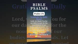 Psalm 176 🙏 short prayer psalms [upl. by Ylerebmik]