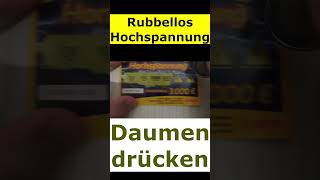 Hochspannung  Wir öffnen das Rubbellos Hochspannung und was passiert [upl. by Dowell]