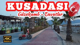 Davutlar Kusadasi Turkey 🇹🇷 Davutlar walk  Kuşadası 4K [upl. by Jim625]