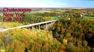 Aerial View of Chateaugay Fall Foliage [upl. by Good820]