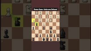 Vienna Game Anderssen Defense [upl. by Eirrahs]