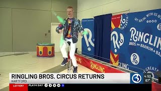 Ringling Bros Circus comes to Hartford [upl. by Candyce]