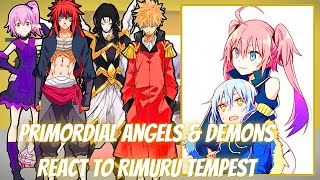 Primordial Demons And Angels React To Rimuru  Gacha Reaction  Rimuru x Milim [upl. by Angelika]