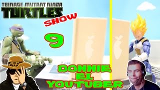 TORTUGAS NINJA show 9 Donnie el youtuber  stop motion  corto  parodia  animacion [upl. by Qulllon]