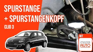 Wie Clio 3 Spurstange Spurstangenkopf wechseln 🚗 [upl. by Chin]