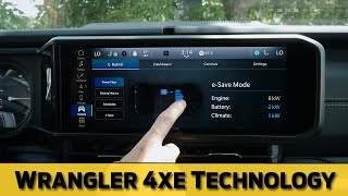 uConnect 5 in the Jeep Wrangler 4xe 2024 model [upl. by Yenrab857]