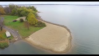 Flyover of the Riverside Cedar Campground Just East of Morrisburg ON [upl. by Corabelle]