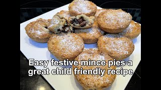 Traditional easy Christmas mince pies [upl. by Weinrich382]