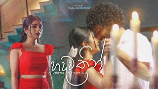 Hadawathin හදවතින්  Apoorwa Ashawaree Official Music Video [upl. by Wirth]