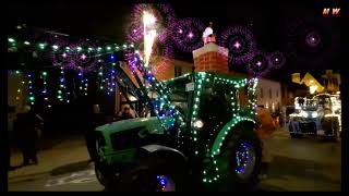 1 Te Kortenberg Kerstverlichting Tractors Lichtstoet  Everberg aan Café T Pleintje [upl. by Acsicnarf]