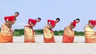 BIHU ll FOLK DANCE OF ASSAM ll RATI DUPOROLE ll Dance by MinuRumaRiyaDeepanitaRituGitika [upl. by Sanburn]