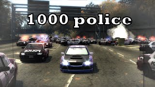 1000 police  Need for speed most wanted MOD [upl. by Jahn160]