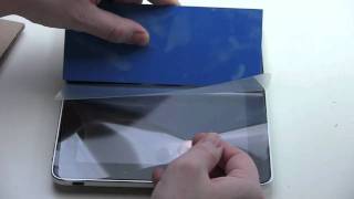 Dipos Anti Reflex Ipad Schutzfolie Review und Anleitung zum Anbringen [upl. by Ydnagrub28]