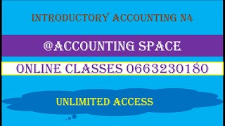 INTRODUCTORY ACCOUNTING N4 JUNE 2023 [upl. by Akerboom]