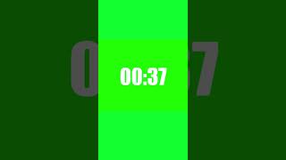 Countdown timer  1 Minute free shorts countdown 1minutevideo greenscreen [upl. by Fernando]