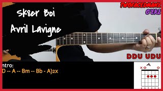 Sk8er Boi  Avril Lavigne With Guitar 2 Guitar Cover With Lyrics amp Chords [upl. by Rustin]