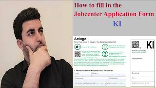 How to fill in the Jobcenter Application Form KI [upl. by Yenhoj]