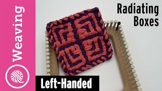 Radiating Boxes Potholder LEFT HANDED [upl. by Akirret541]