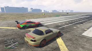 GTA V  Jester Classic vs Dinka RT3000 Toyota Supra JZA80 vs Honda S2000 [upl. by Pirzada]