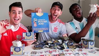 COMPLETAMOS EL ALBUM DEL MUNDIAL 2018 ENTERO EN 24 HORAS [upl. by Naols678]