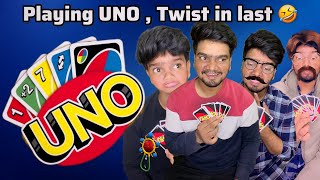 Playing UNO  Twist in Last 🤣  Arun Karthick [upl. by Ellened]