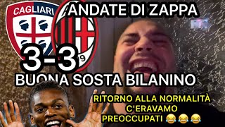 SOLITO MILAN IMBARAZZANTE 😂😂🔴CAGLIARI MILAN 33🔴FONSECA OUT O FONSECA IN 😂😂😂DECIDETEVI [upl. by Cheri311]