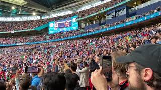 Italian National Anthem  Il Canto degli Italian Wembley Stadium Euro 2020 Semi Final [upl. by Aiotal901]