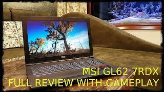 MSI GL62 7RDX  FULL REVIEW WITH GAMING TEST IN FULL HD [upl. by Aihsele]