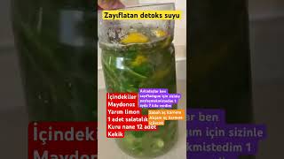 Zayıflatan detoks suyu 7 kilo verdim Shorts [upl. by Eahsan]