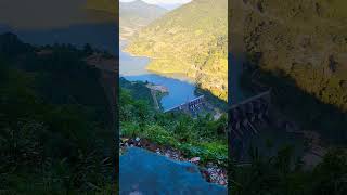 NEEPCO Dam view from view Potin potins arunachalbeauty nature music arunachal [upl. by Kenward]