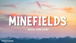 MINEFIELDS  FAOUZIA amp JOHN LEGEND LYRICS [upl. by Eelrebmyk]