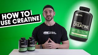 How To Use Creatine [upl. by Anirdnaxela]