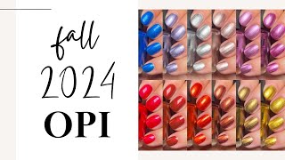 OPI Fall 2024 Collection All Metallics Lets Talk 🤔💅 [upl. by Nnaeel]